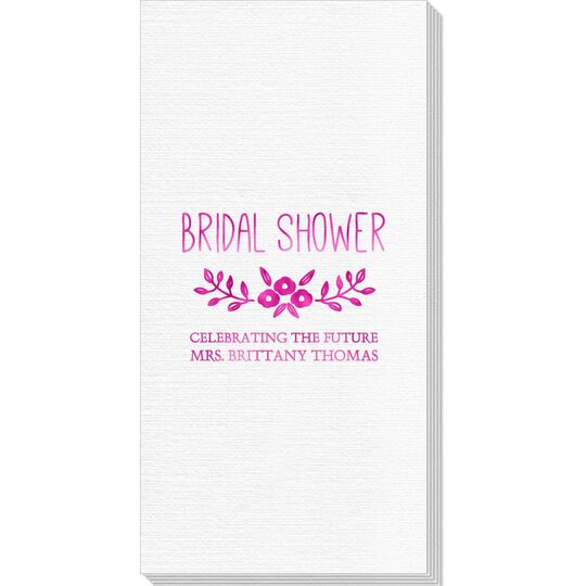 Bridal Shower Swag Deville Guest Towels